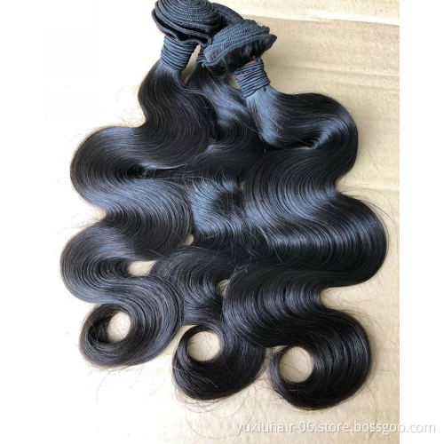 Brazilian Body Wave Hair Weave Bundles 100% Human Hair Bundles  Remy Hair Extensions